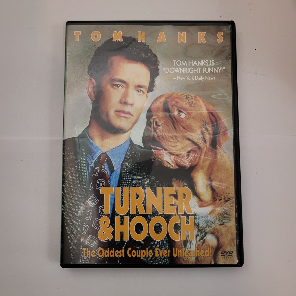 Touchstone Turner & Hooch DVD Tom Hanks Widescreen Action Comedy Movie
